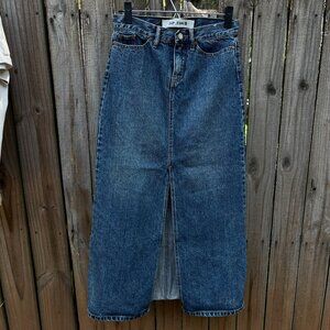 GAP Jeans Long Denim Skirt	- 2